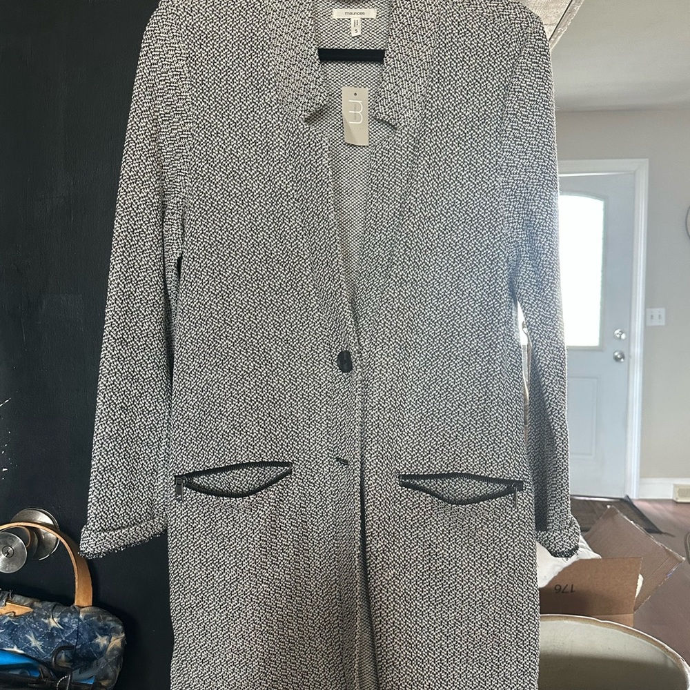 Maurice’s long jacket